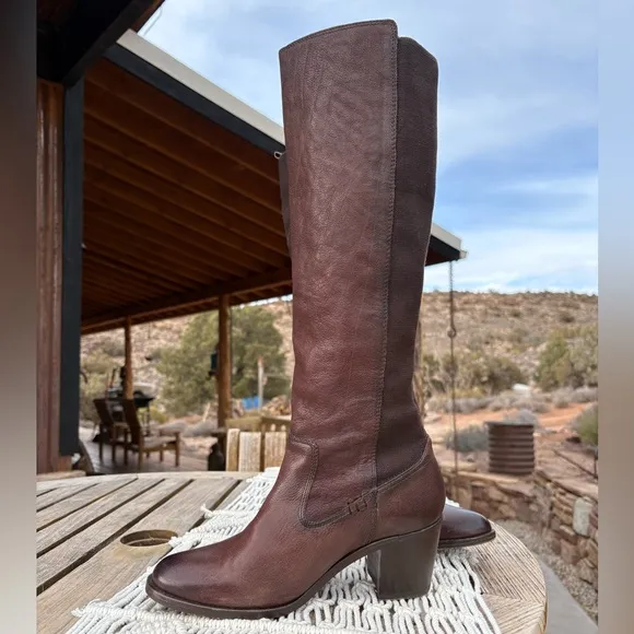 Frye Janis Gore Leather Boots