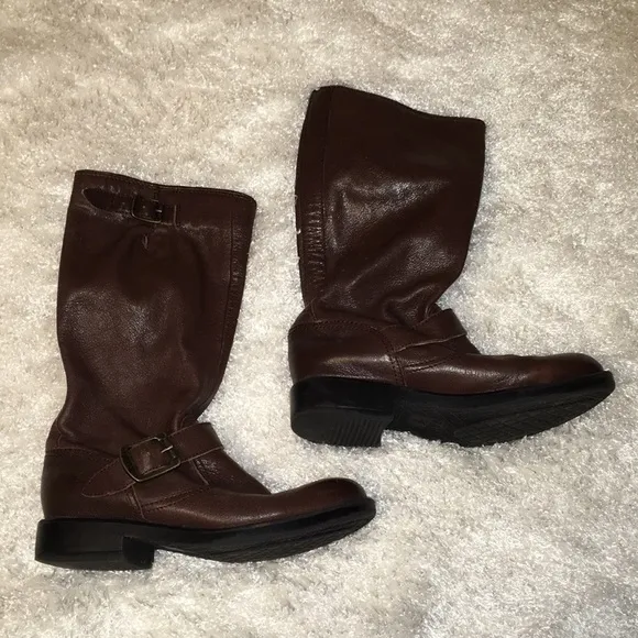 FRYE Leather boots - Veronica Slouch - 1.5 KIDS