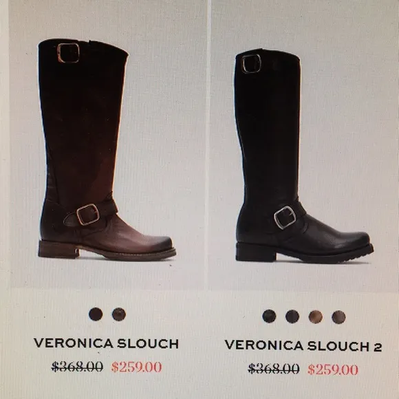 FRYE Leather boots - Veronica Slouch - 1.5 KIDS