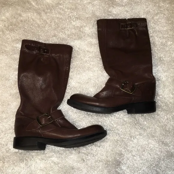 FRYE Leather boots - Veronica Slouch - 1.5 KIDS