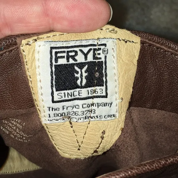 FRYE Leather boots - Veronica Slouch - 1.5 KIDS