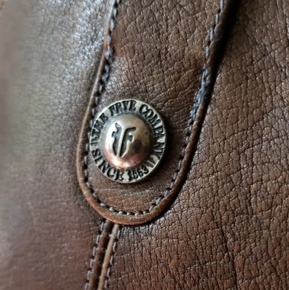 Frye Leather Melissa Boots Button Tall Riding Boots 9.5