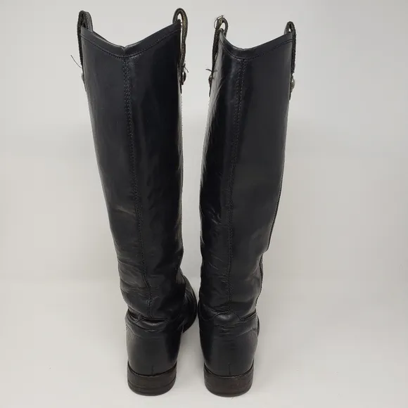 Frye Melissa Black Riding Boots size 5.5