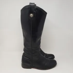 Frye Melissa Black Riding Boots size 5.5