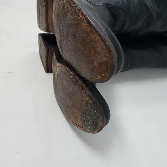 Frye Melissa Black Riding Boots size 5.5