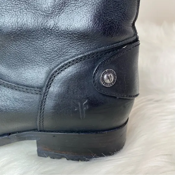 Frye Melissa Button Back Zip Tall Riding Boots