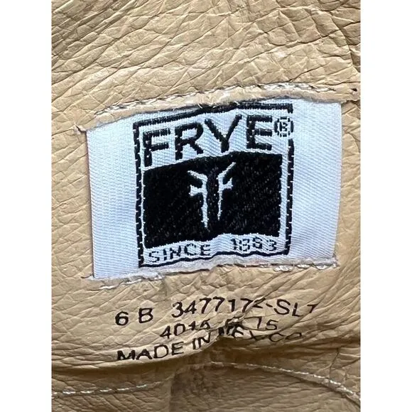 Frye Melissa Button Tall Brown Riding Boots 6