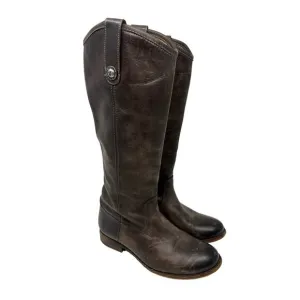 Frye Melissa Button Tall Brown Riding Boots 6