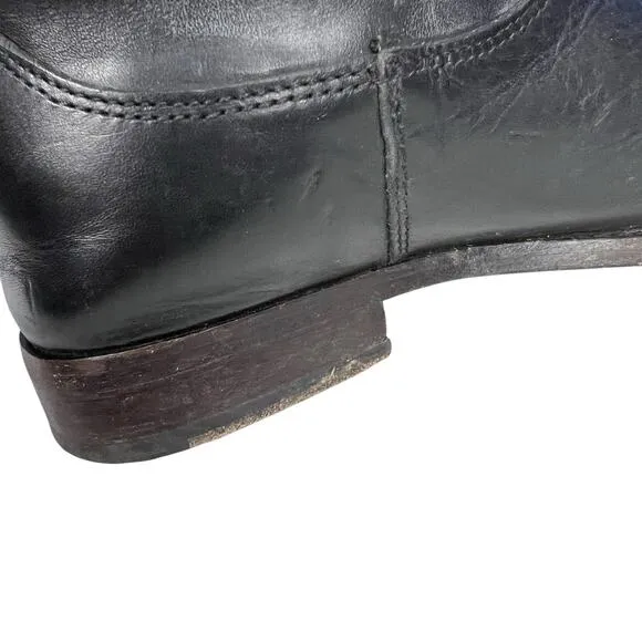 Frye Melissa Logo Tall Riding Boots Size 7.5