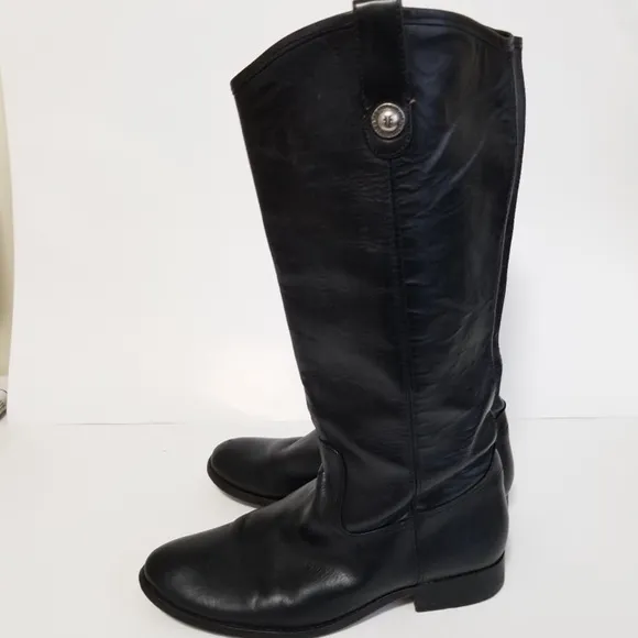 Frye Melissa Riding Boots Black 9
