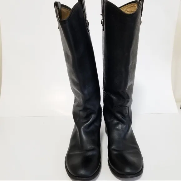 Frye Melissa Riding Boots Black 9