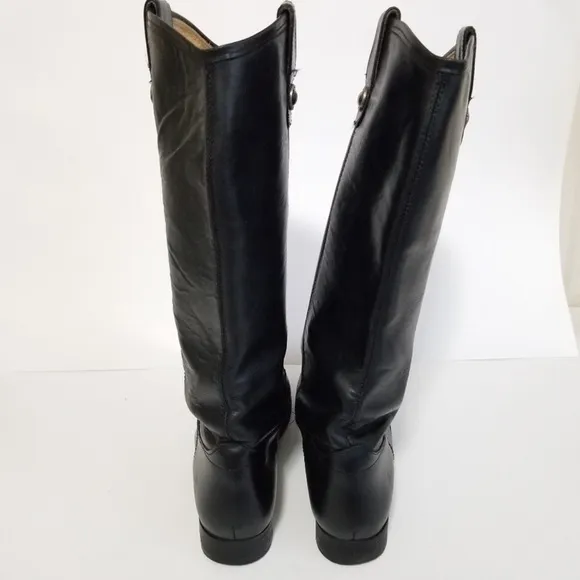 Frye Melissa Riding Boots Black 9