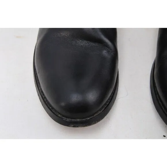 Frye Melissa Stud Back-Zip Boots Women’s Black Tall Riding 3475436 Sz 8 B