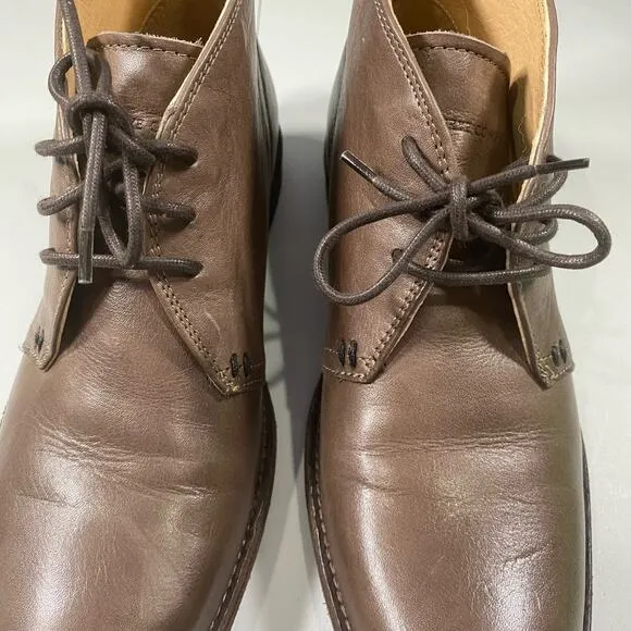 Frye Mens Chukka Gray Leather Boots Size 7.5
