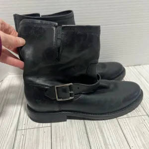 Frye Natalie Engineer Leather Boots Size 7.5