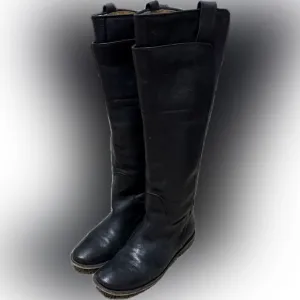 Frye Paige Women's Black Leather Riding Boots