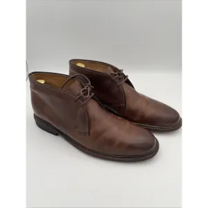 Frye Phillip Men Size 10D 3487580 Tan Burnished Leather Ankle Chukka Boot