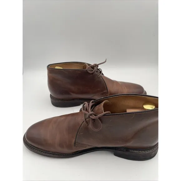Frye Phillip Men Size 10D 3487580 Tan Burnished Leather Ankle Chukka Boot