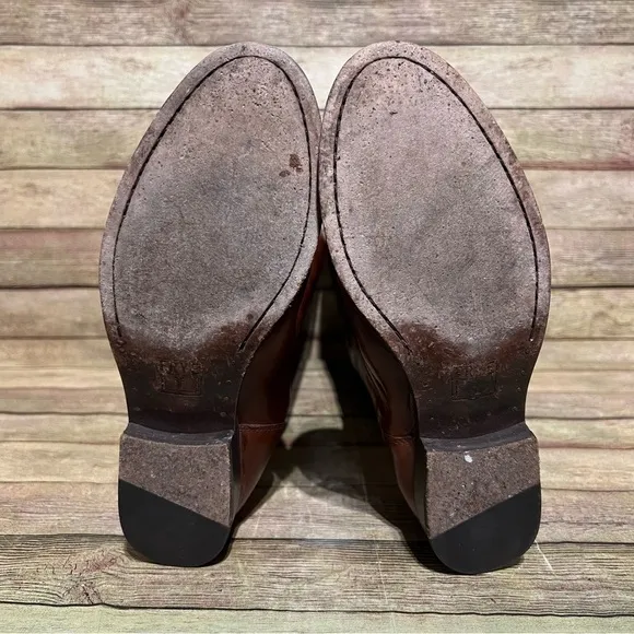 Frye Redwood Leather Melissa Back Zip Boots