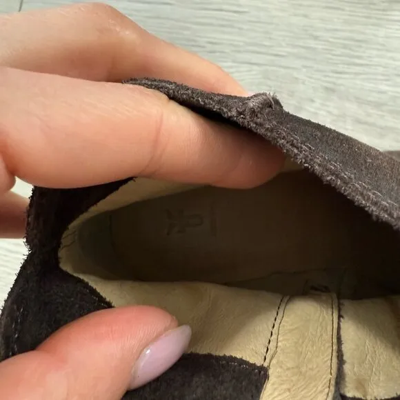 FRYE Renee Seam Brown Suede Ankle Western Boots