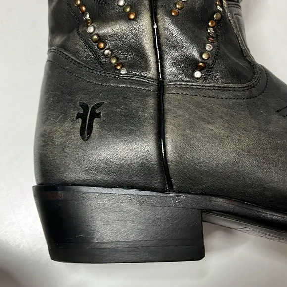 Frye Shelby Studded Western Boots Women’s Size 8.5