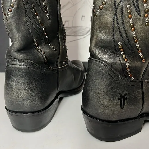 Frye Shelby Studded Western Boots Women’s Size 8.5