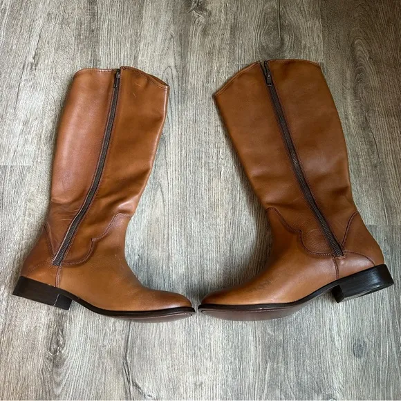 FRYE Tan Knee-High Women's Boots