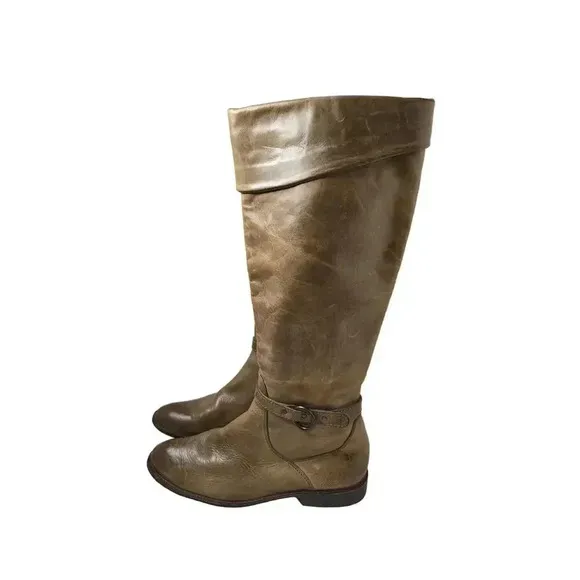 FRYE Tan Riding Boots Size 6.5