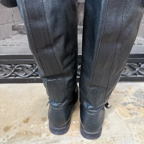 Frye Veronica Slouch Boots black EXC! SZ 8.5