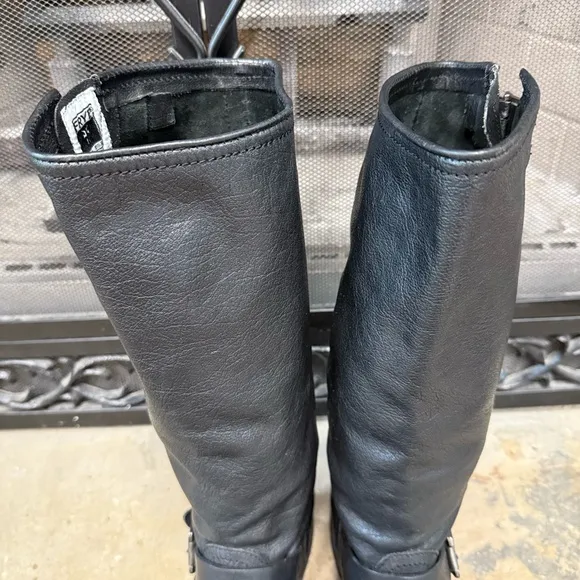 Frye Veronica Slouch Boots black EXC! SZ 8.5
