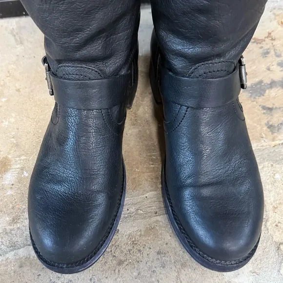 Frye Veronica Slouch Boots black EXC! SZ 8.5