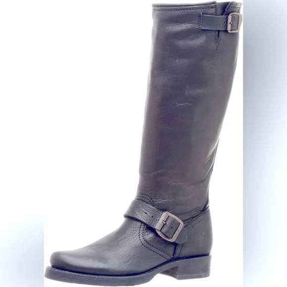 Frye Veronica Slouch Boots black EXC! SZ 8.5