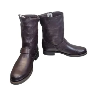 Frye Womens #76509 Veronica Black Harness Riding Motorcycle Leather Boots 10 B