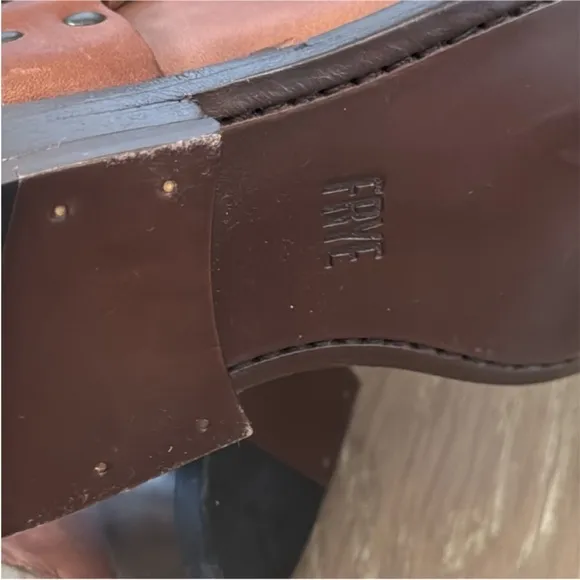 Frye Women's Brown Leather Riding Boots