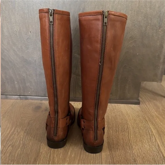 Frye Women's Brown Leather Riding Boots
