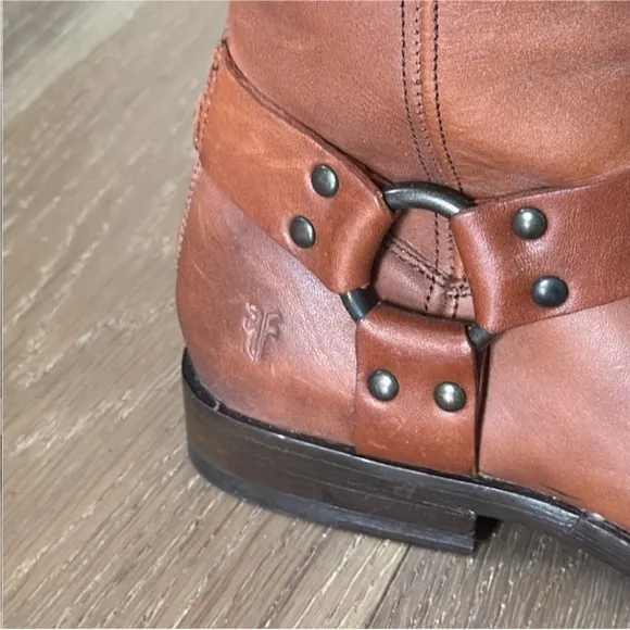 Frye Women's Brown Leather Riding Boots
