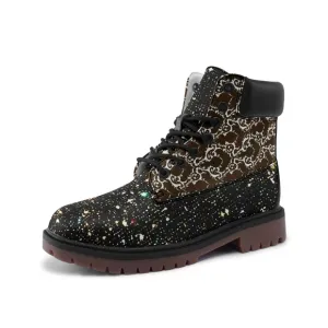 Fullbreedcustom Stylish Black and Brown Ankle Boots