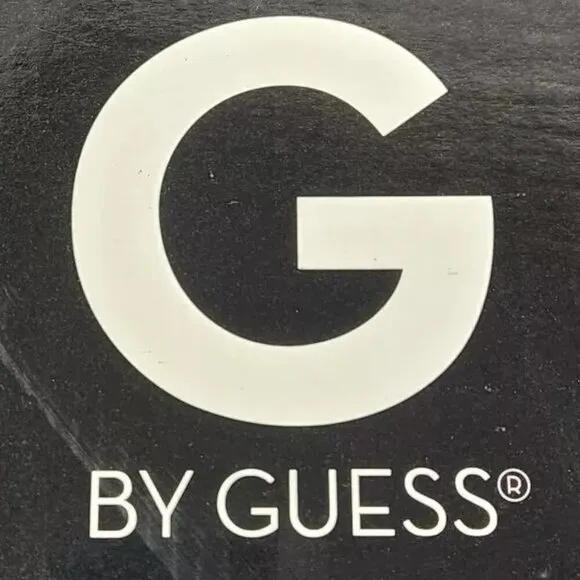 G by GUESS Harson Tall Riding Boots Buckle Detail Brown, size 8 🥾