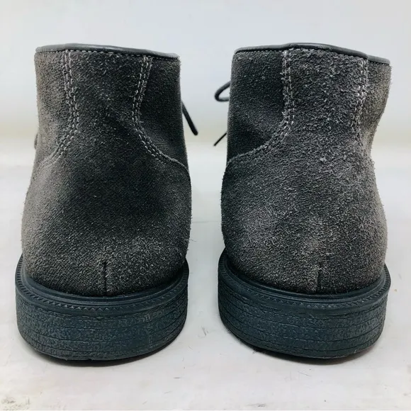 G H Bass Bradley Gray Suede Chukka Boots