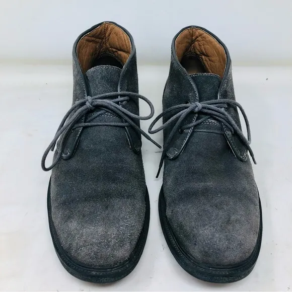 G H Bass Bradley Gray Suede Chukka Boots