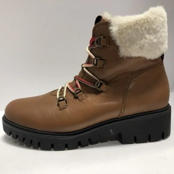 Gabor Women's 32.785 Winter Snow Boots Brown Leather, Size US 9.5M, UK 7