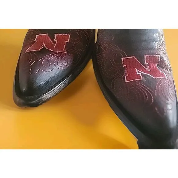 Gameday Women's Western Boot University of Nebraska Cornhuskers Sz 5.5 B NEW NWT