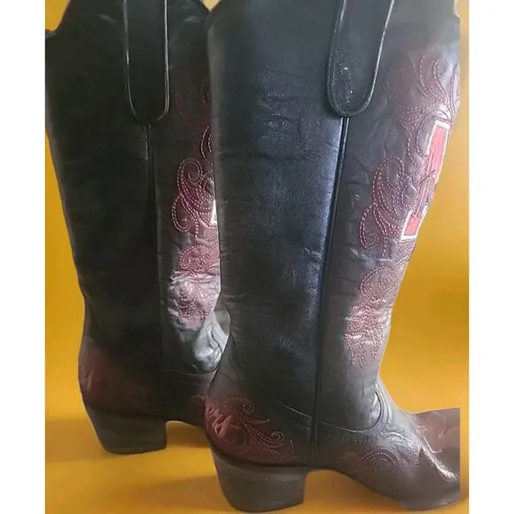 Gameday Women's Western Boot University of Nebraska Cornhuskers Sz 5.5 B NEW NWT