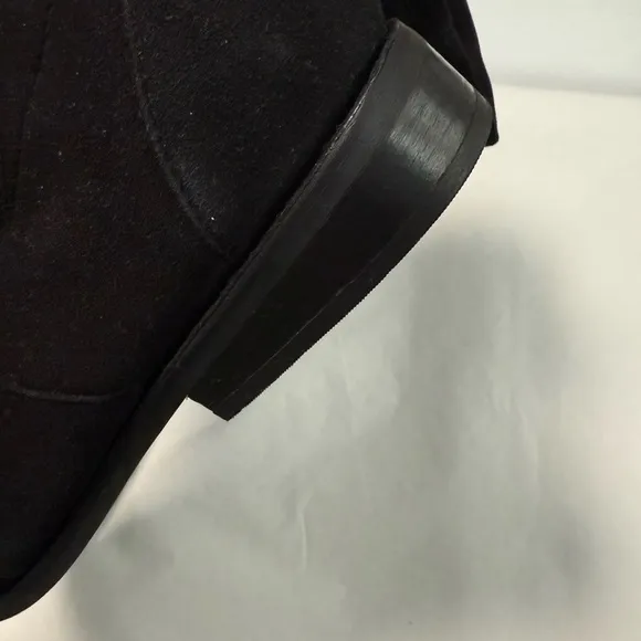 Gentle Souls Black Suede ‘Emma’ OTK Boots