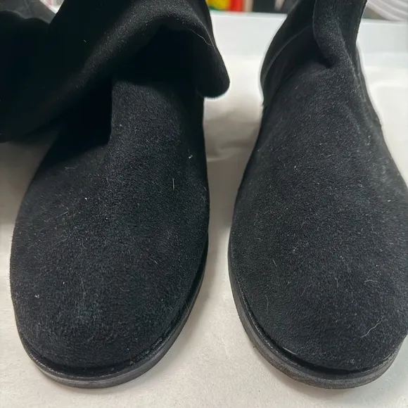 Gentle Souls Black Suede ‘Emma’ OTK Boots