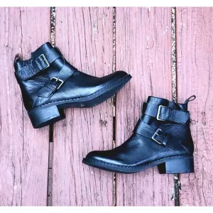 GENTLE SOULS by‎ KENNETH COLE Women's Biker Booties Best of Moto Boot - Size 7 M