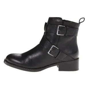Gentle Souls by Kenneth Cole Women's Black Leather Best of Moto Boots Size 8