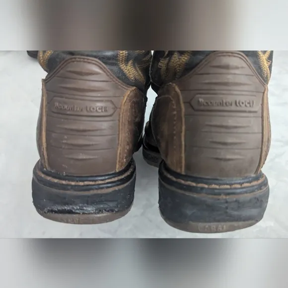 Georgia Counter Lock  Mans  Western Cowboy Waterproof Boots Size 12M