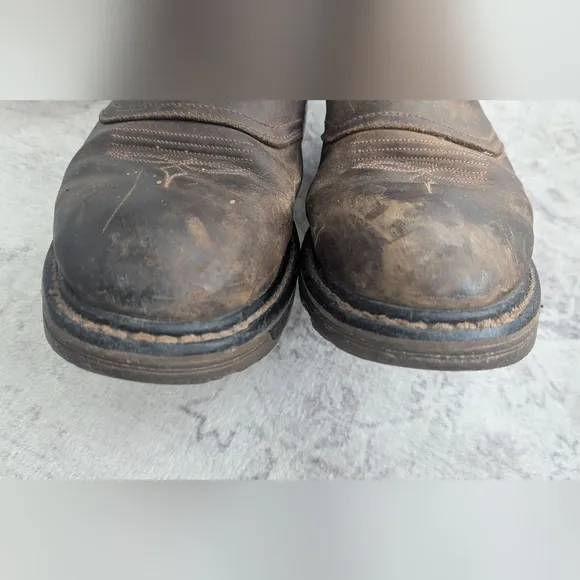 Georgia Counter Lock  Mans  Western Cowboy Waterproof Boots Size 12M