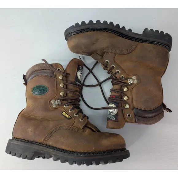 Georgia Sport &amp; Trail Gore-Tex Boots Men Size US 8M Thinsulate Ultra 600 Leather